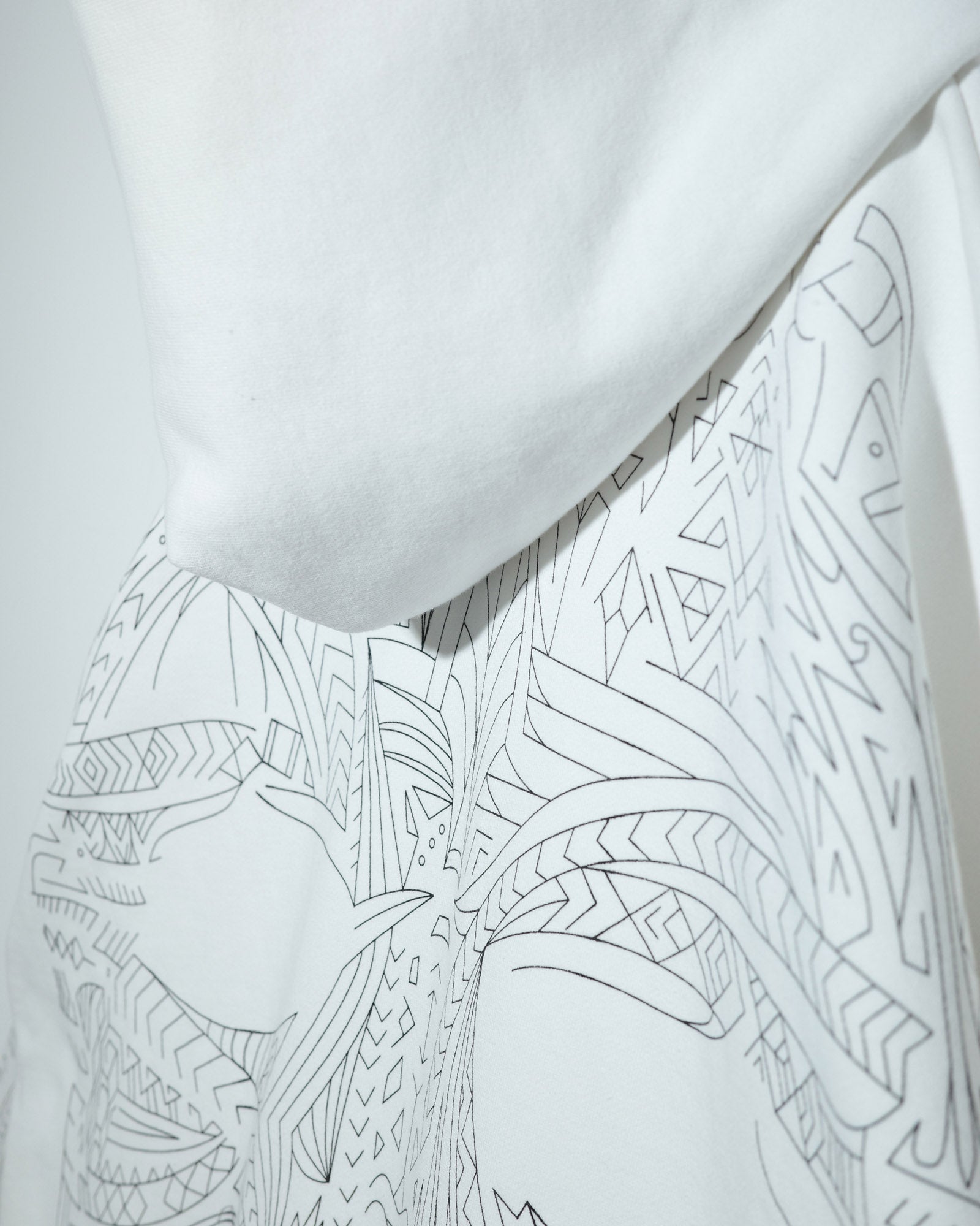 NISHIMOTO IS THE MOUTH  ZIP SWEAT HOODIE NIM-H67 WHITE