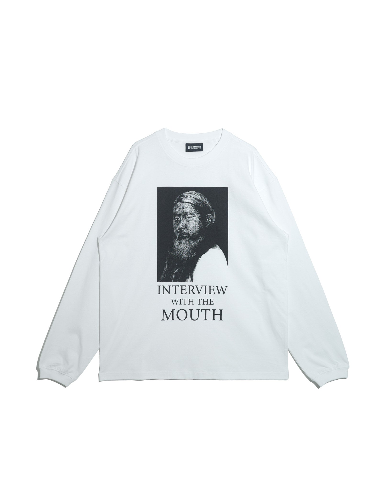 NISHIMOTO IS THE MOUTH  L/S TEE NIM-HP02 WHITE