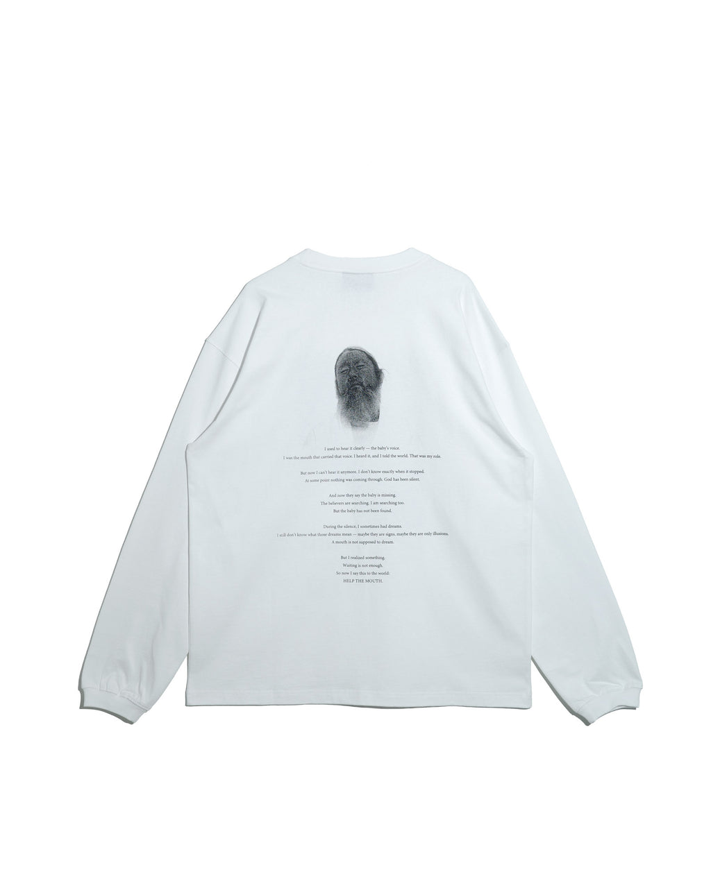 NISHIMOTO IS THE MOUTH  L/S TEE NIM-HP02 WHITE