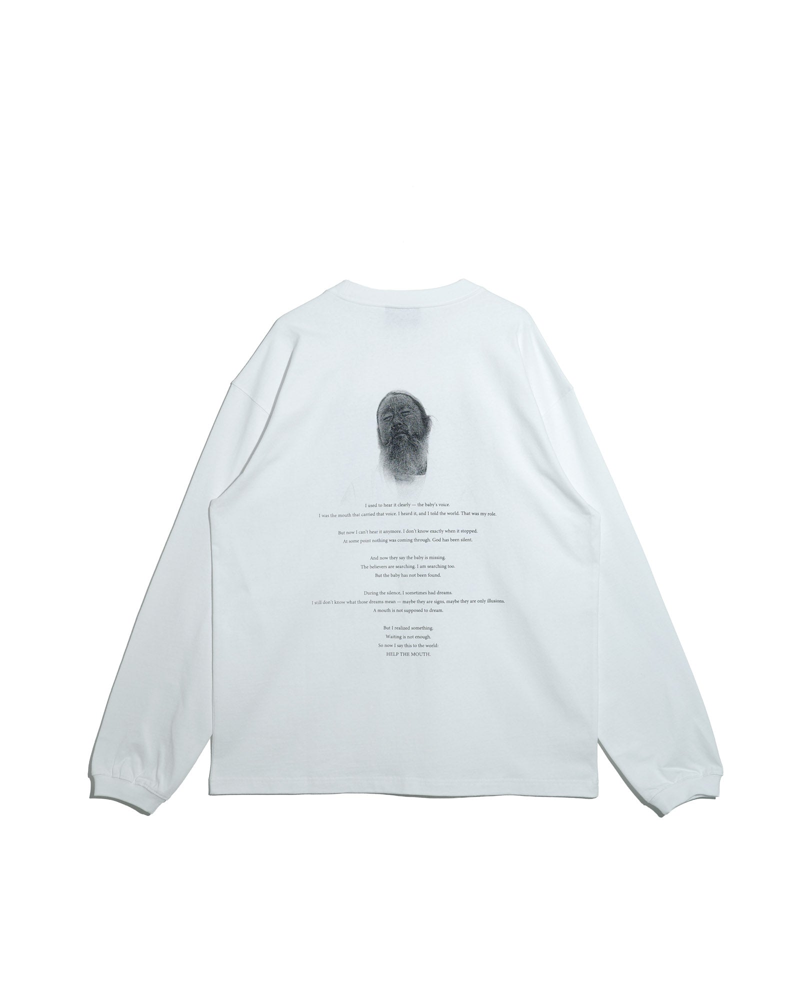 NISHIMOTO IS THE MOUTH  L/S TEE NIM-HP02 WHITE