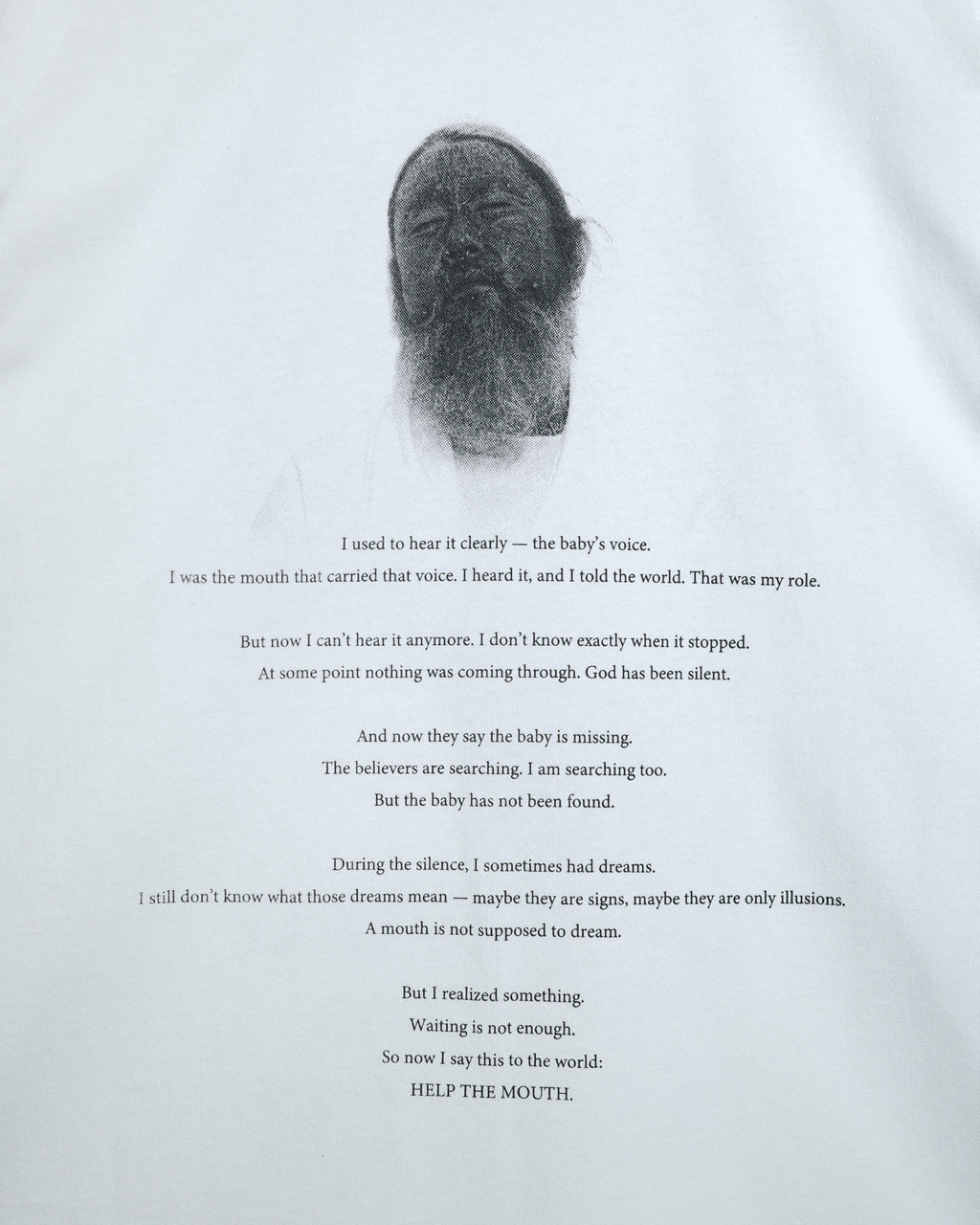 NISHIMOTO IS THE MOUTH  L/S TEE NIM-HP02 WHITE