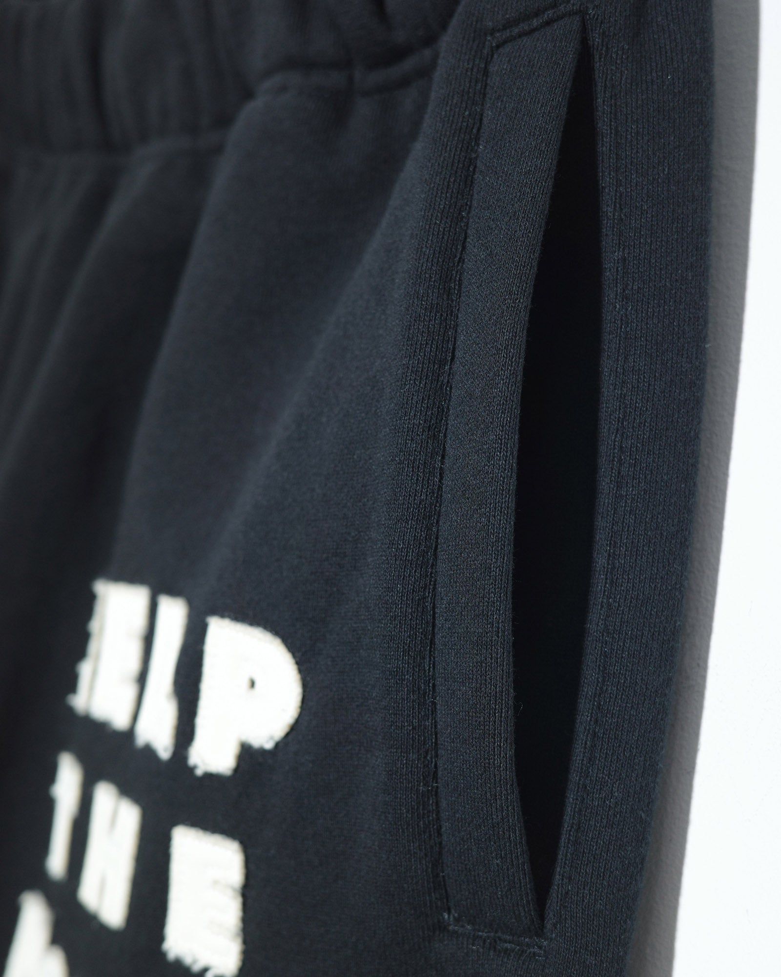 NISHIMOTO IS THE MOUTH WIDE SWEATPANTS NIM-HWD58W BLACK