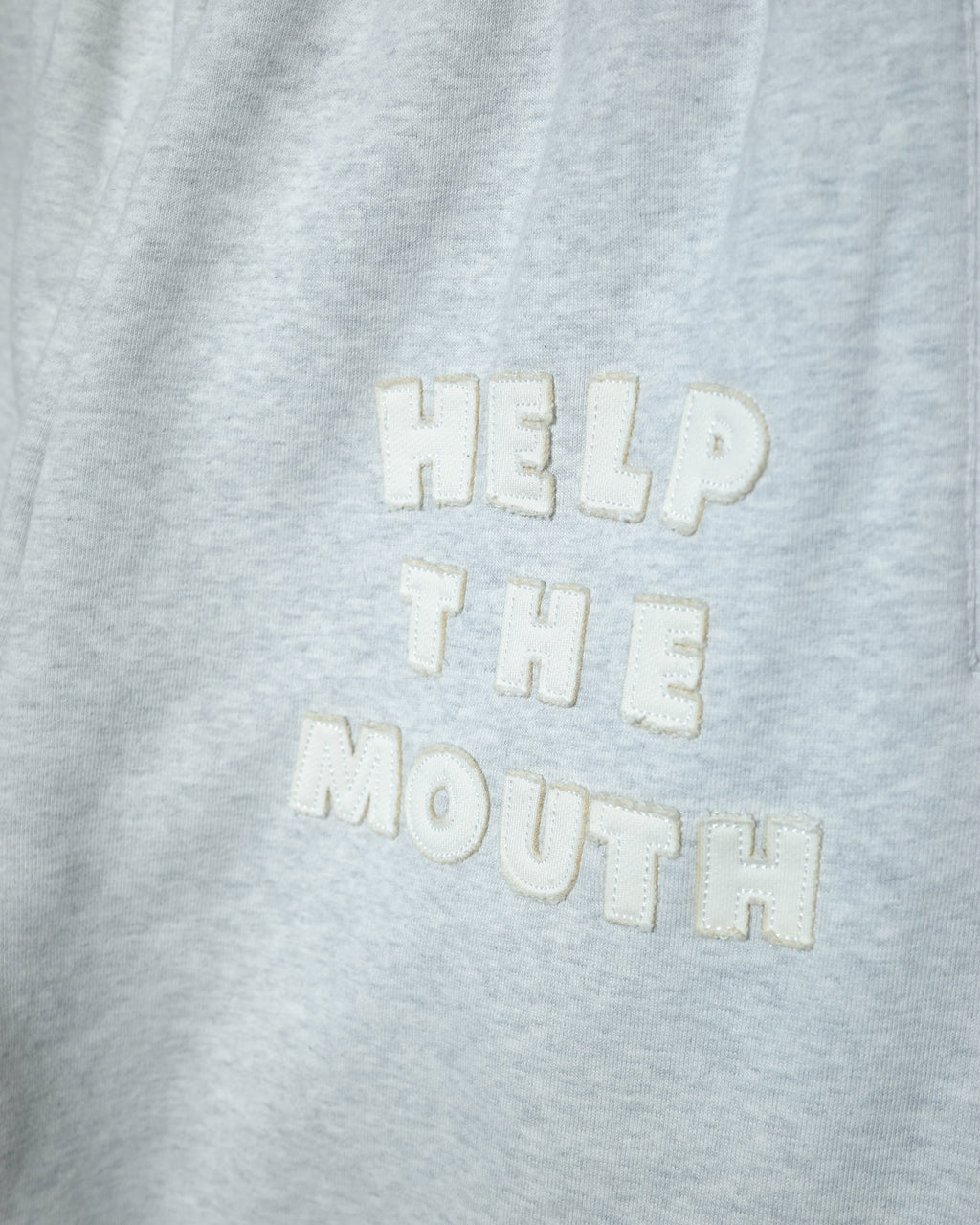 NISHIMOTO IS THE MOUTH WIDE SWEATPANTS NIM-HWD58W LIGHT HEATHER GREY