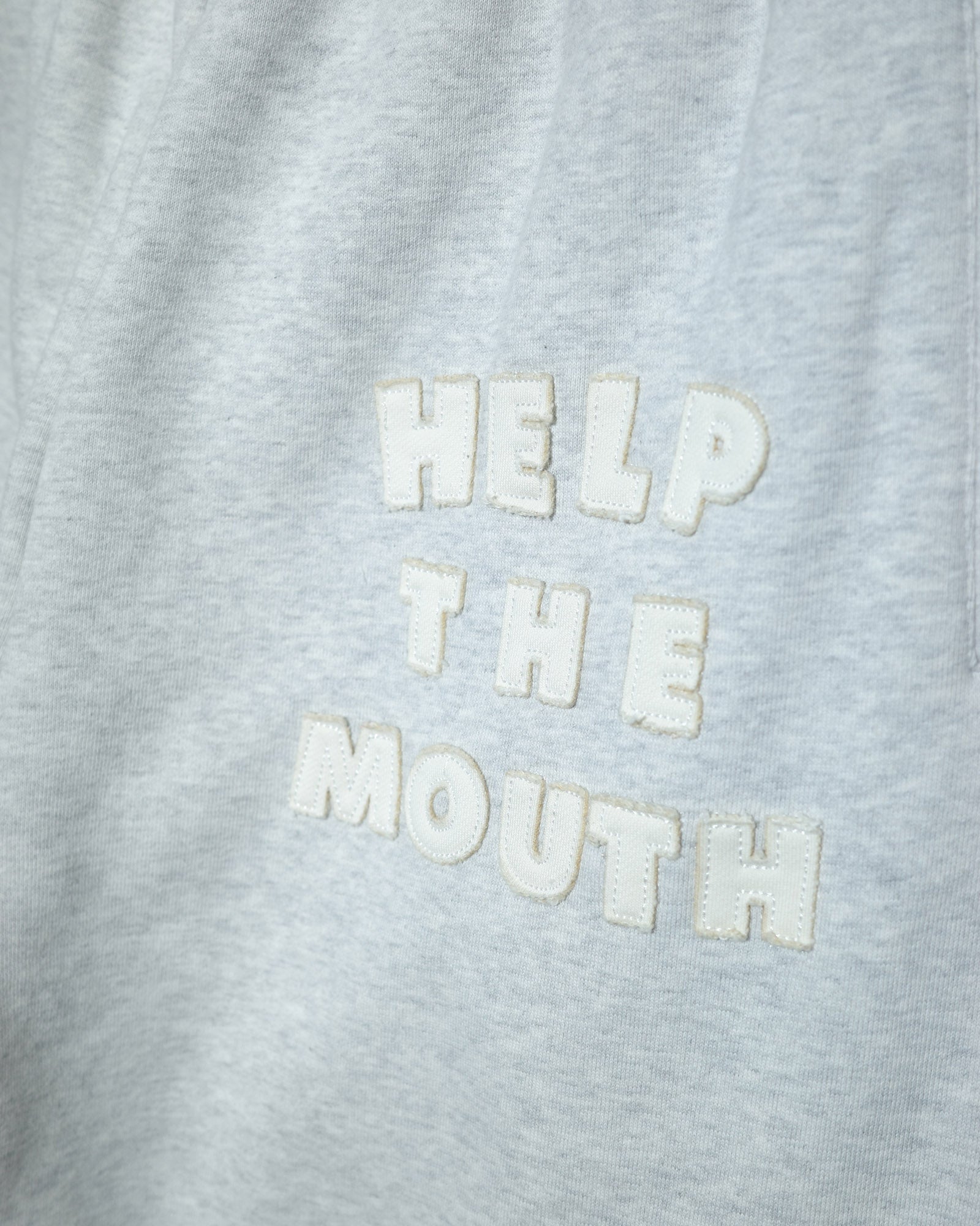 NISHIMOTO IS THE MOUTH WIDE SWEATPANTS NIM-HWD58W LIGHT HEATHER GREY