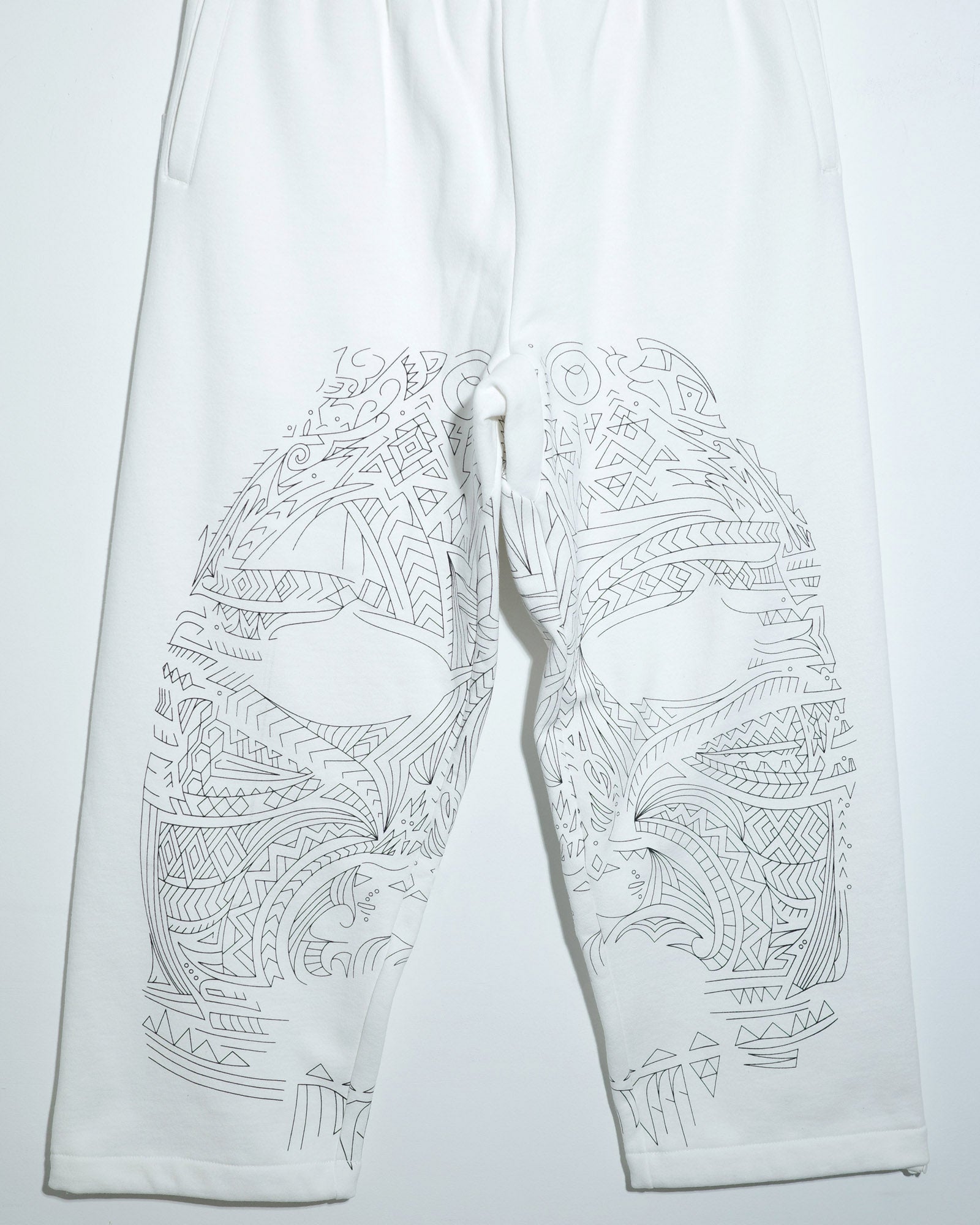 NISHIMOTO IS THE MOUTH WIDE SWEATPANTS NIM-HWD68  WHITE