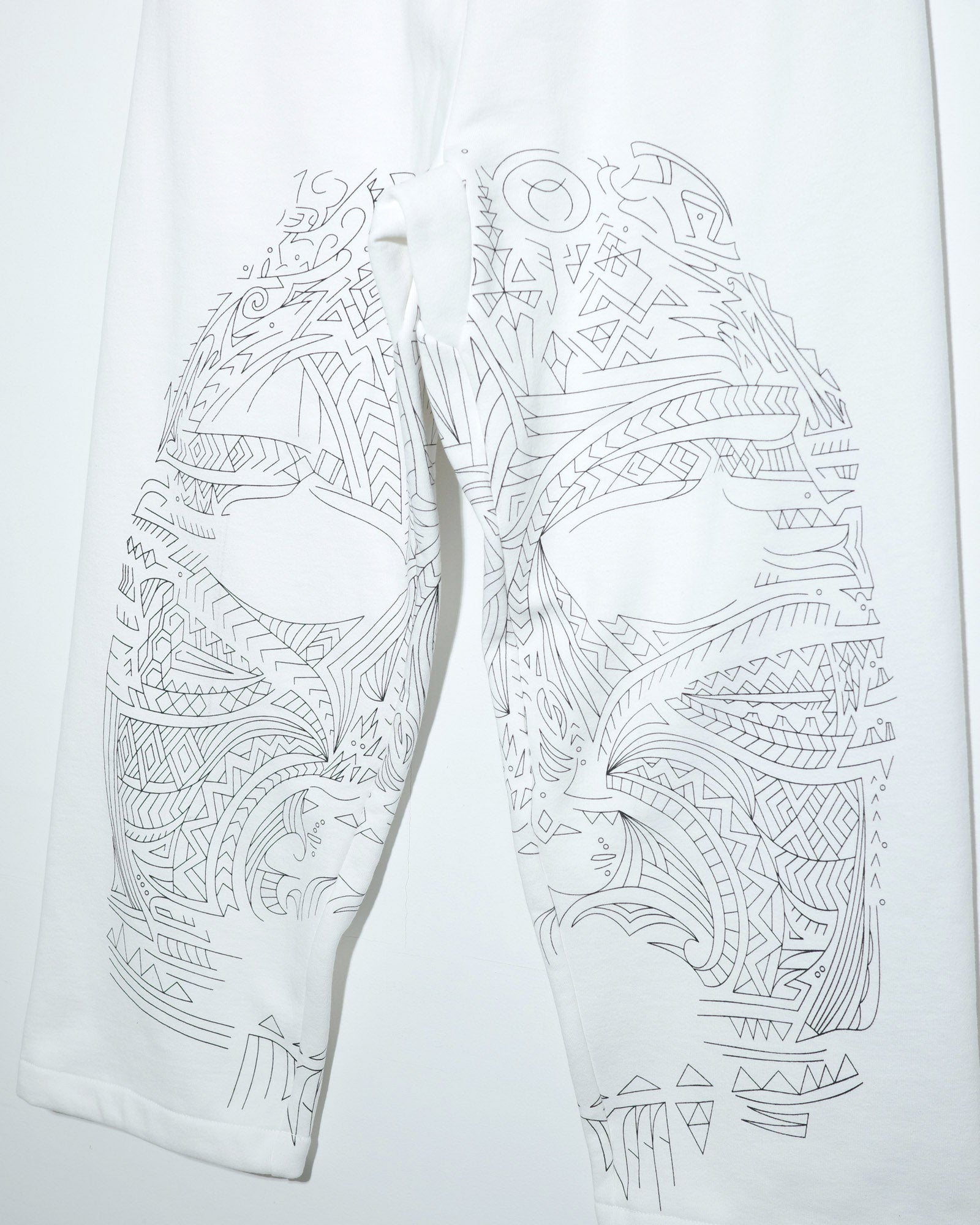 NISHIMOTO IS THE MOUTH WIDE SWEATPANTS NIM-HWD68  WHITE