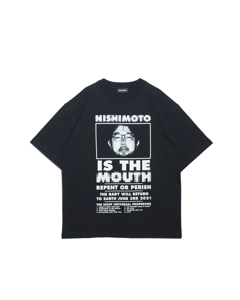 NISHIMOTO IS THE MOUTH  S/S TEE NIM-L11CMZ BLACK