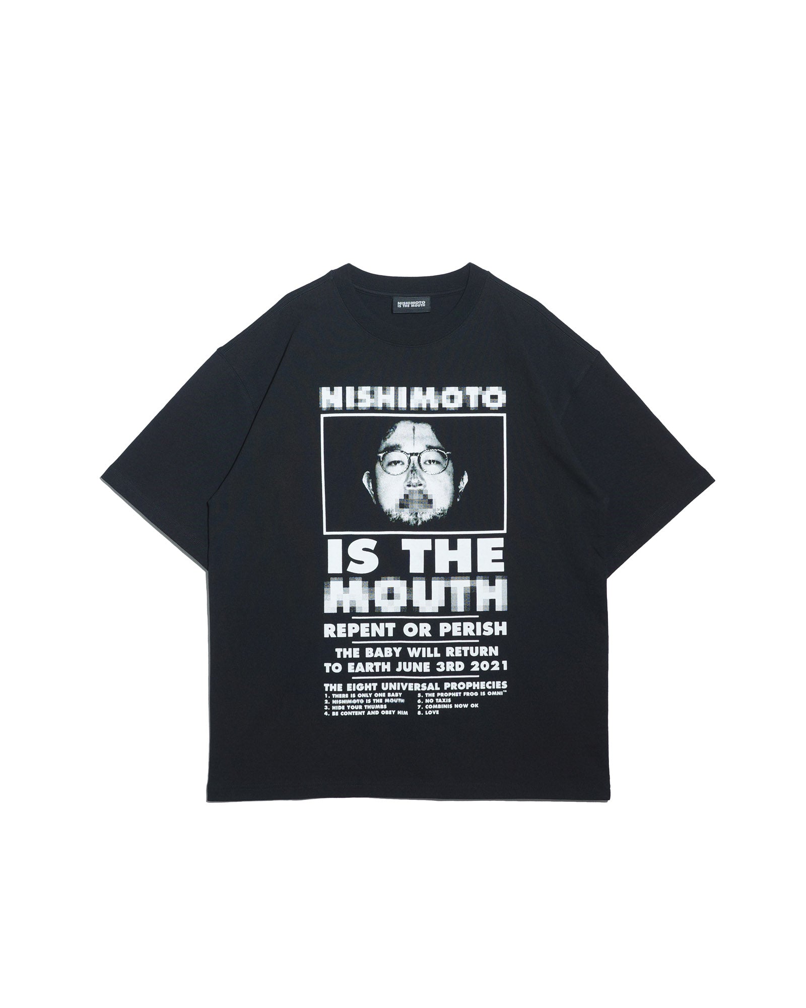 NISHIMOTO IS THE MOUTH  S/S TEE NIM-L11CMZ BLACK
