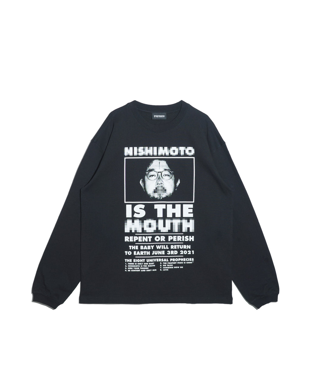 NISHIMOTO IS THE MOUTH  L/S TEE NIM-L12CMZ BLACK