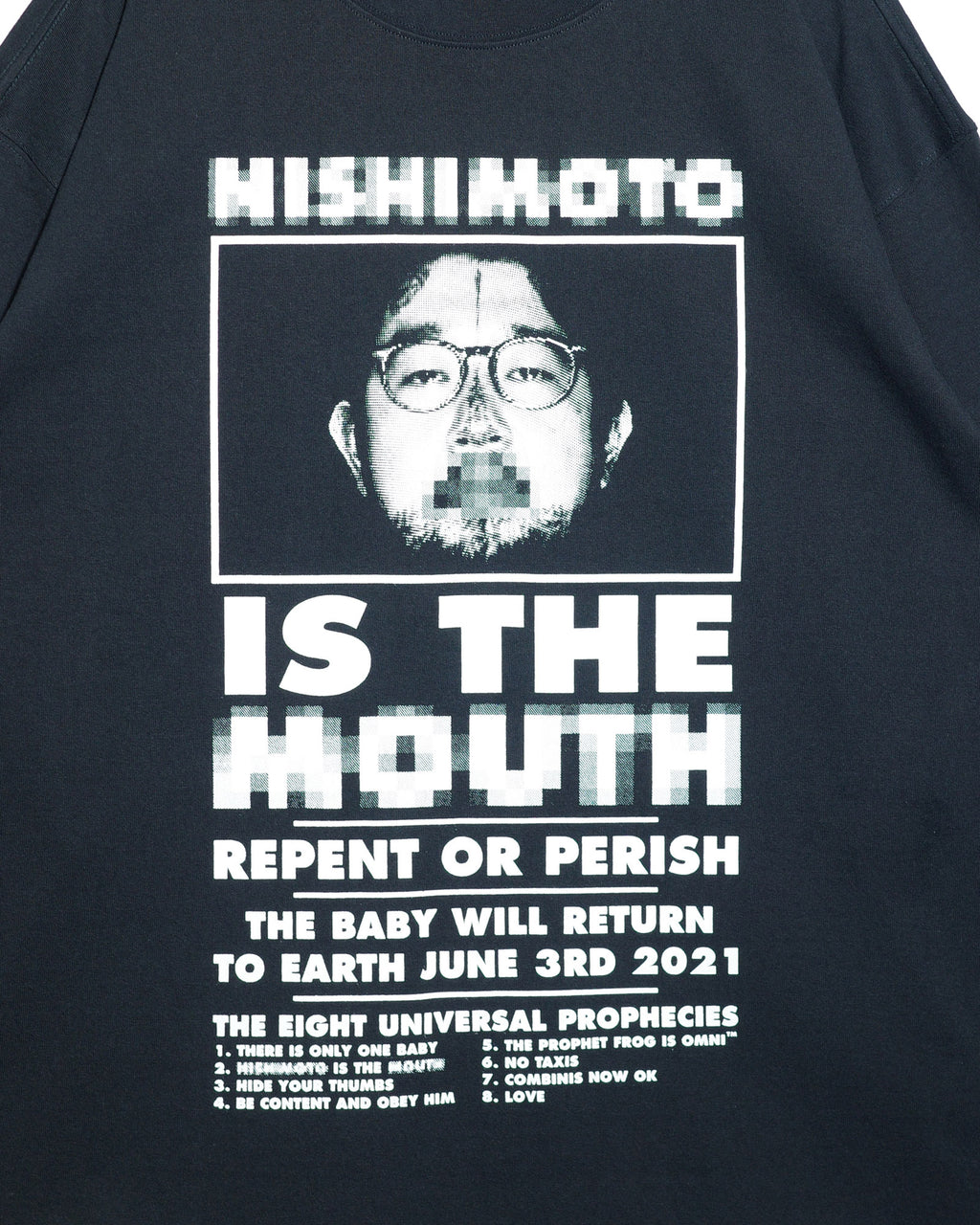 NISHIMOTO IS THE MOUTH  L/S TEE NIM-L12CMZ BLACK