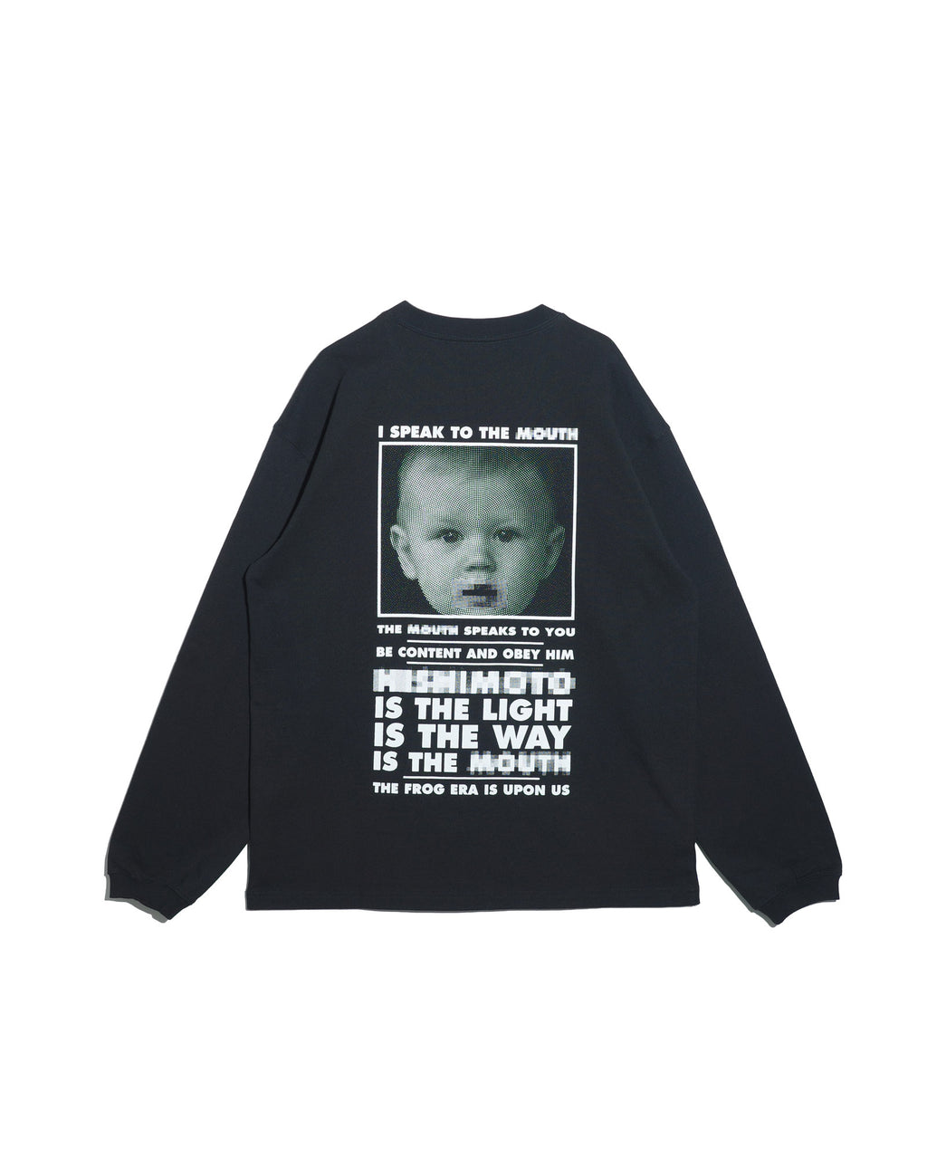 NISHIMOTO IS THE MOUTH  L/S TEE NIM-L12CMZ BLACK