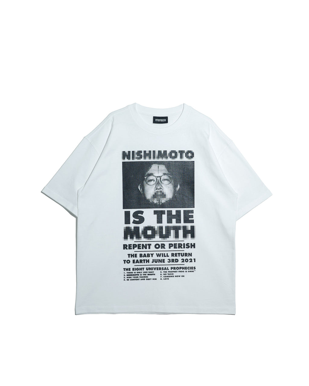 NISHIMOTO IS THE MOUTH  S/S TEE NIM-L11CMZ WHITE