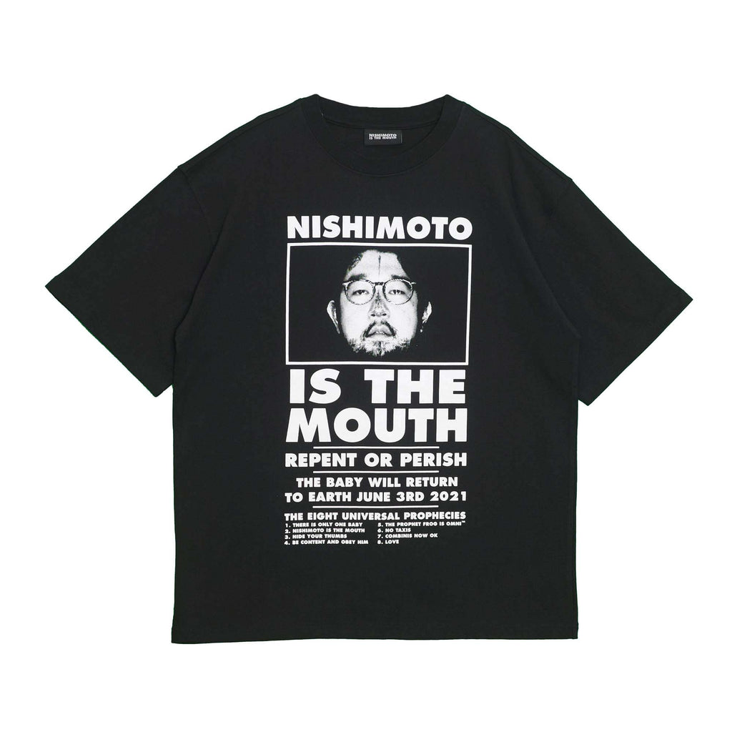 NISHIMOTO IS THE MOUTH S/S TEE NIM-L11CM BLACK