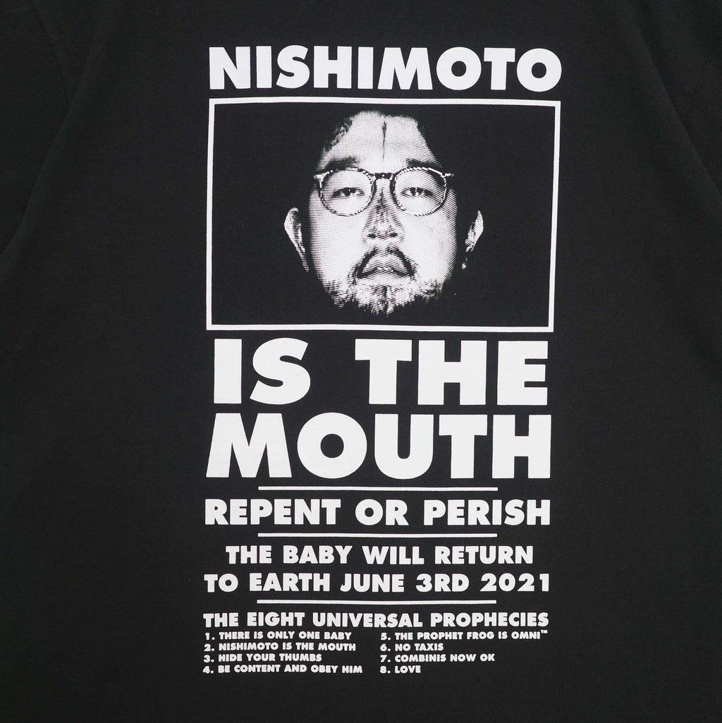 NISHIMOTO IS THE MOUTH S/S TEE NIM-L11CM BLACK