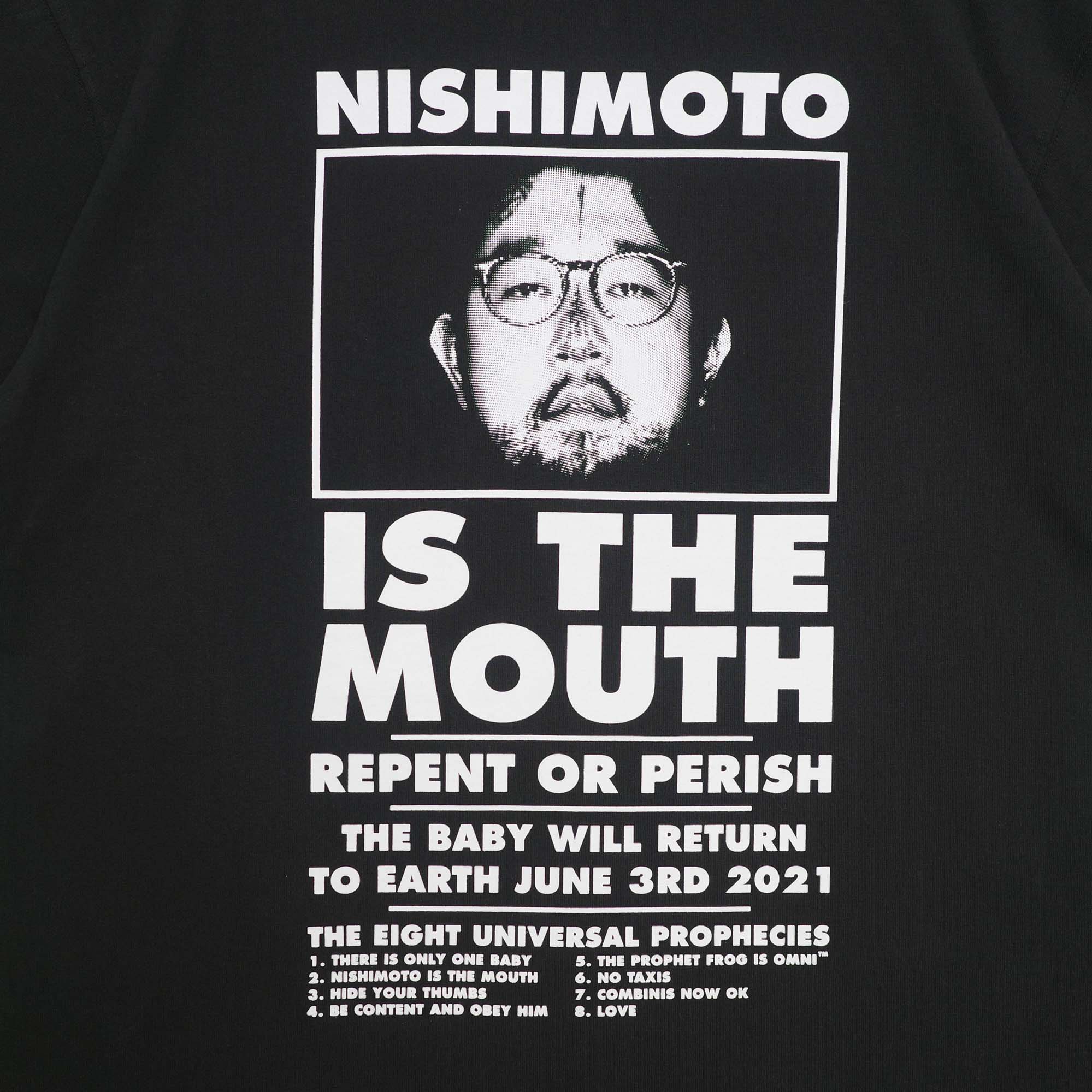 NISHIMOTO IS THE MOUTH S/S TEE NIM-L11CM BLACK
