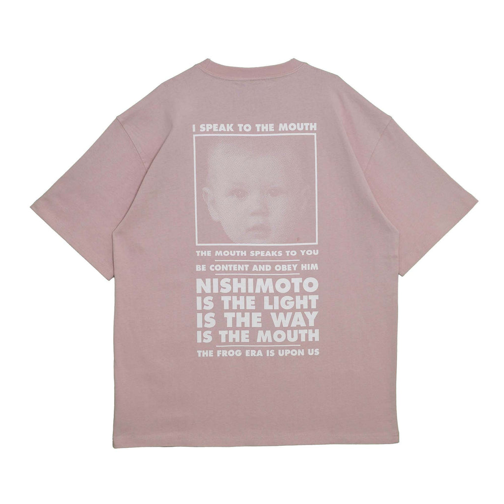 NISHIMOTO IS THE MOUTH S/S TEE NIM-L11CM SMOKE PINK