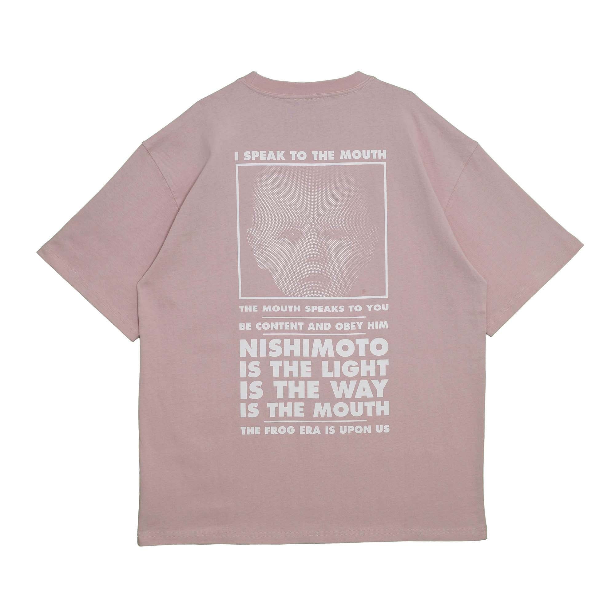 NISHIMOTO IS THE MOUTH S/S TEE NIM-L11CM SMOKE PINK