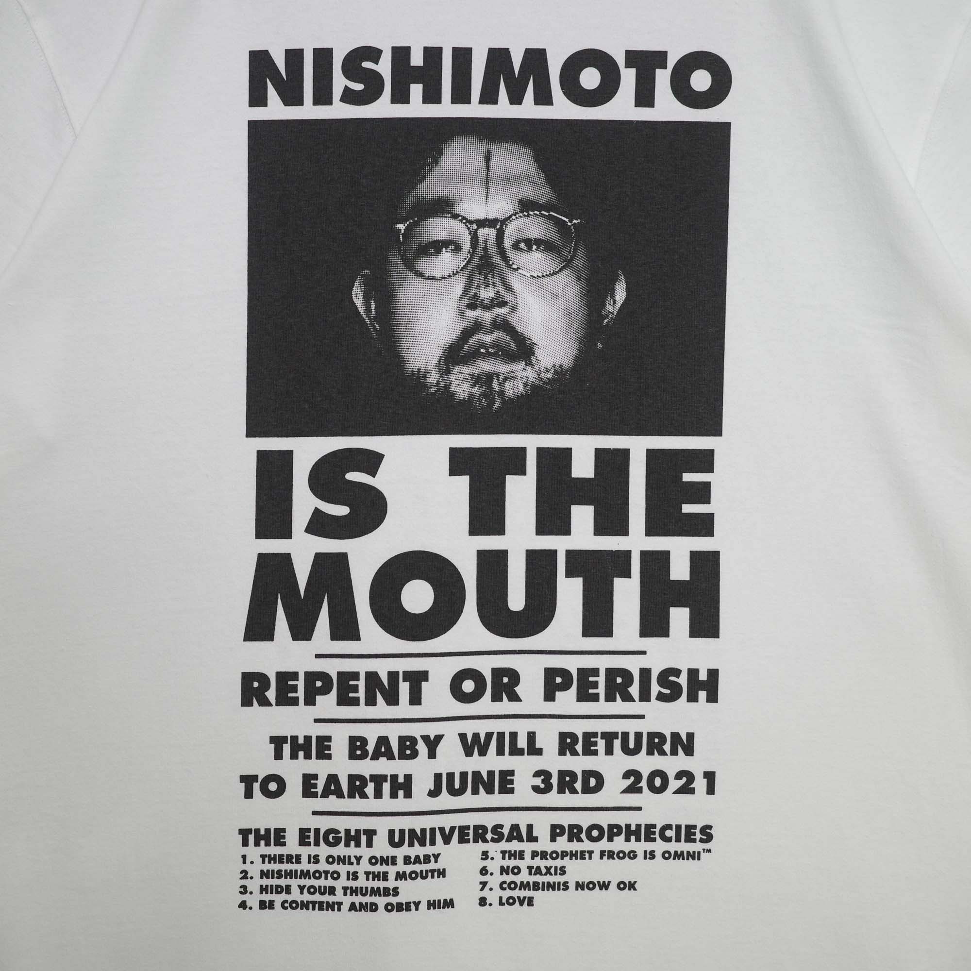 NISHIMOTO IS THE MOUTH S/S TEE NIM-L11CM WHITE