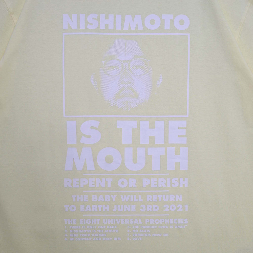 NISHIMOTO IS THE MOUTH S/S TEE NIM-L11CM LIGHT YELLOW