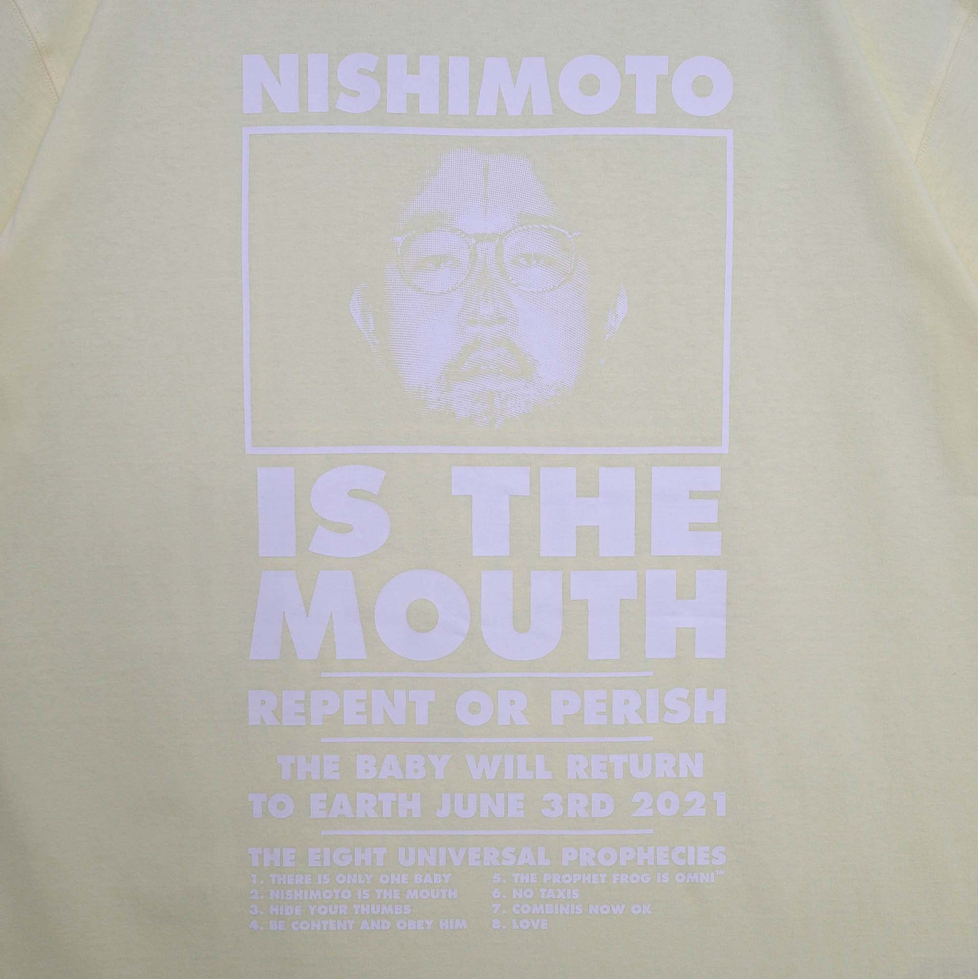NISHIMOTO IS THE MOUTH S/S TEE NIM-L11CM LIGHT YELLOW