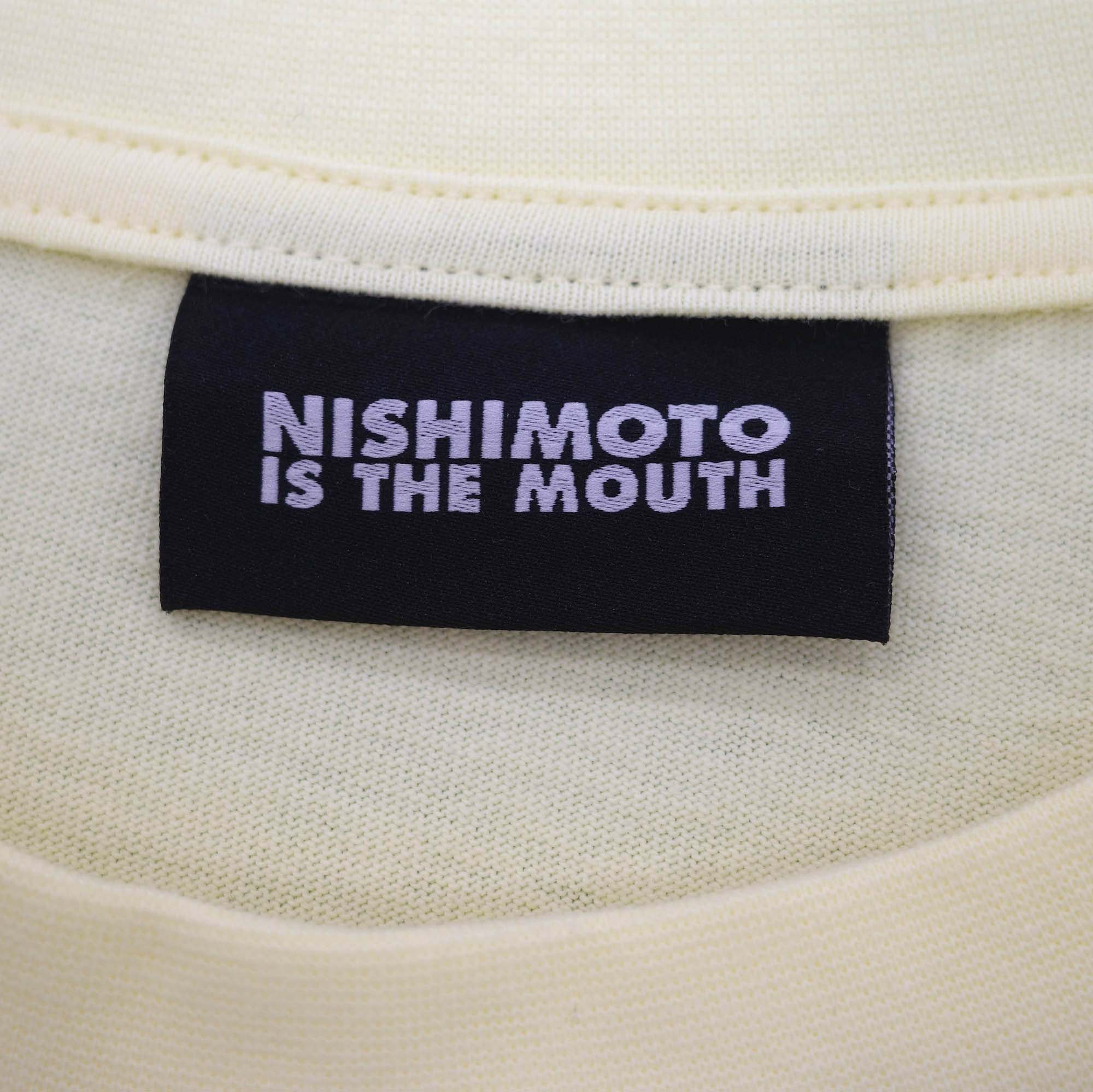 NISHIMOTO IS THE MOUTH S/S TEE NIM-L11CM LIGHT YELLOW