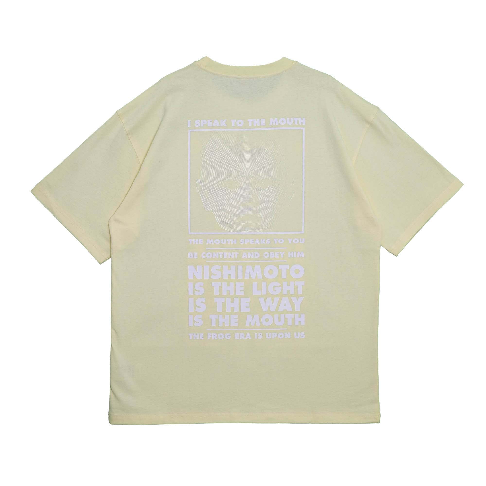 NISHIMOTO IS THE MOUTH S/S TEE NIM-L11CM LIGHT YELLOW