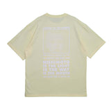 NISHIMOTO IS THE MOUTH S/S TEE NIM-L11CM LIGHT YELLOW