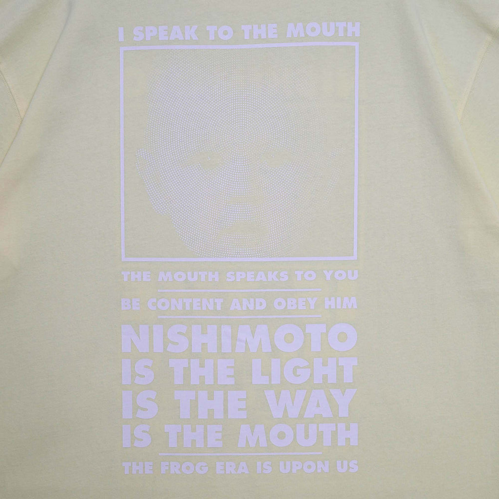 NISHIMOTO IS THE MOUTH S/S TEE NIM-L11CM LIGHT YELLOW