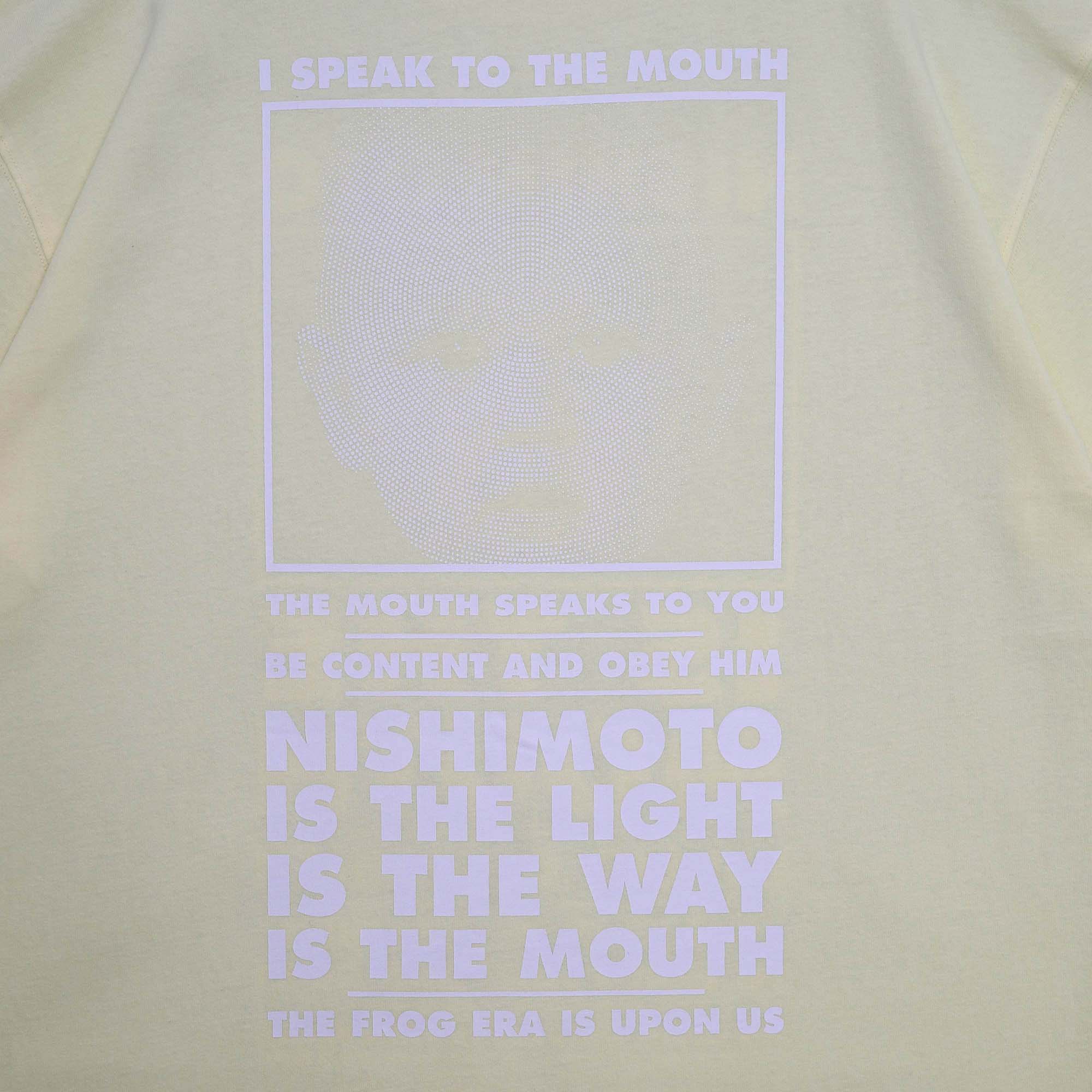 NISHIMOTO IS THE MOUTH S/S TEE NIM-L11CM LIGHT YELLOW