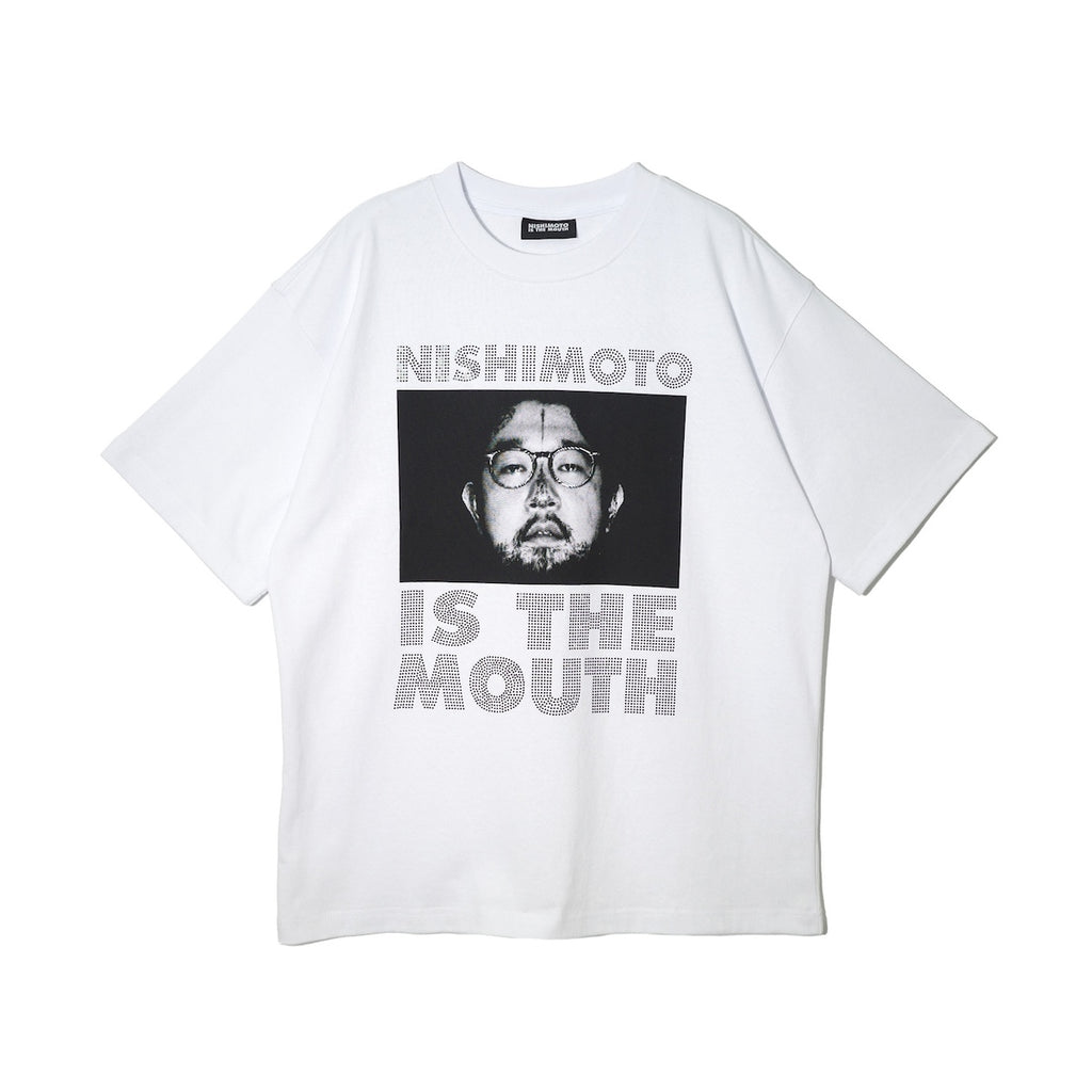 [Expected delivery around the end of January 2025] NISHIMOTO IS THE MOUTH S/S TEE NIM-L11CRS WHITE / BLACK