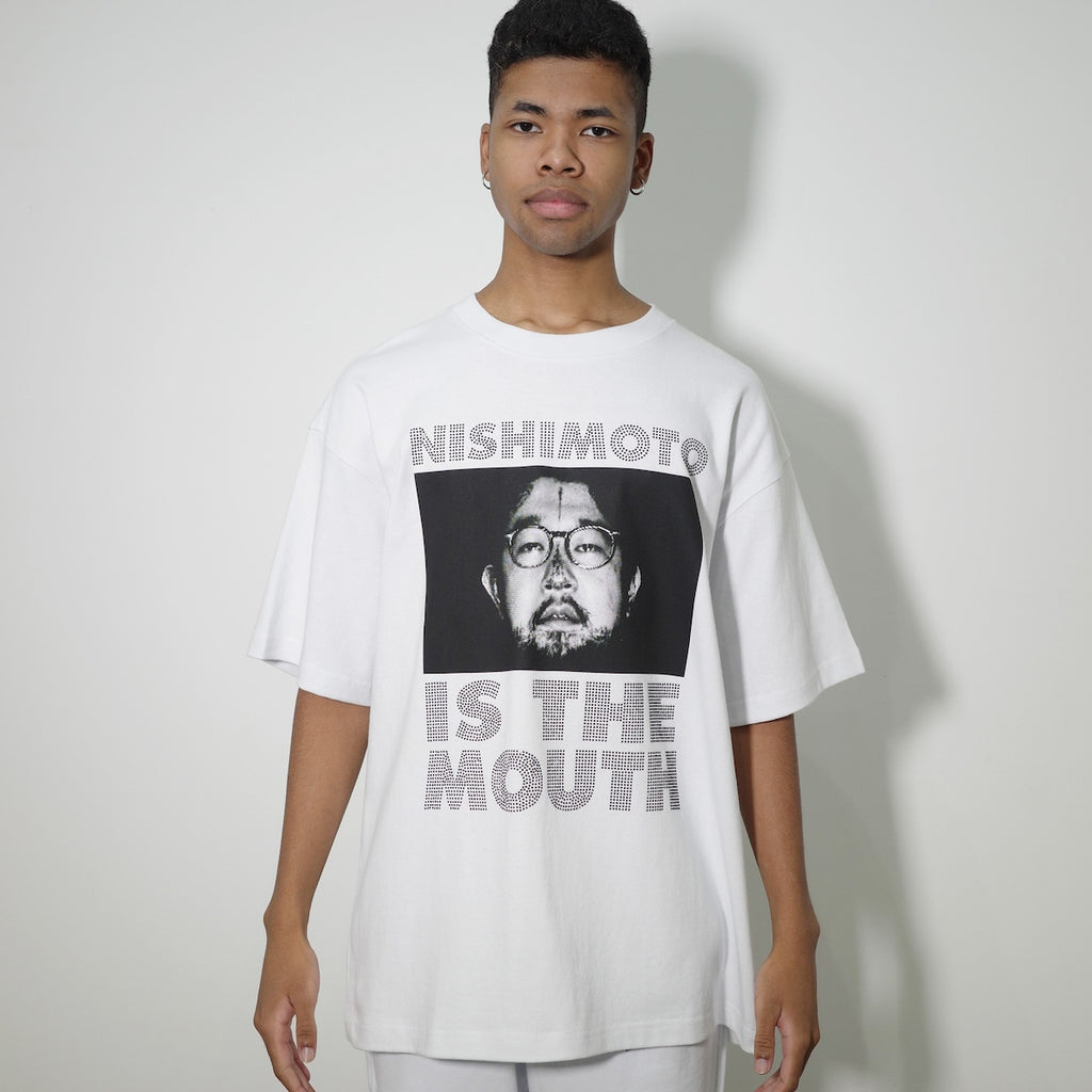 [Expected delivery around the end of January 2025] NISHIMOTO IS THE MOUTH S/S TEE NIM-L11CRS WHITE / BLACK