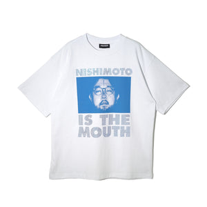 NISHIMOTO IS THE MOUTH S/S TEE NIM-L11CRS WHITE / BLUE