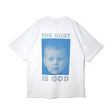 NISHIMOTO IS THE MOUTH S/S TEE NIM-L11CRS WHITE / BLUE