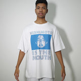 NISHIMOTO IS THE MOUTH S/S TEE NIM-L11CRS WHITE / BLUE