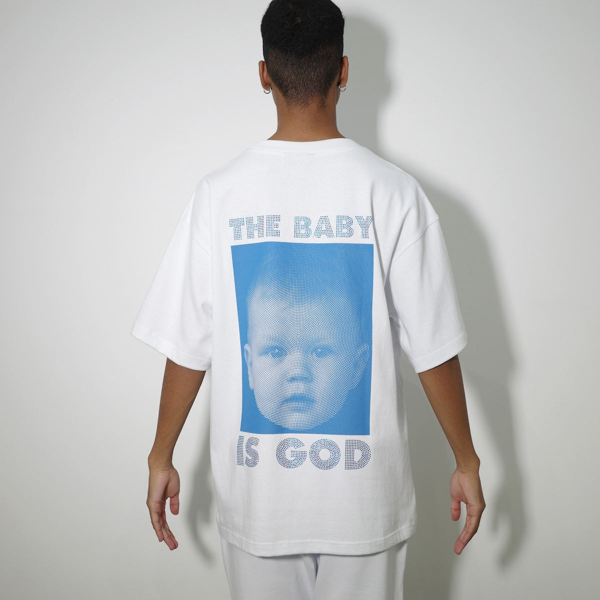 [Scheduled for delivery around the end of January 2025] NISHIMOTO IS THE MOUTH S/S TEE NIM-L11CRS WHITE / BLUE