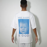 NISHIMOTO IS THE MOUTH S/S TEE NIM-L11CRS WHITE / BLUE