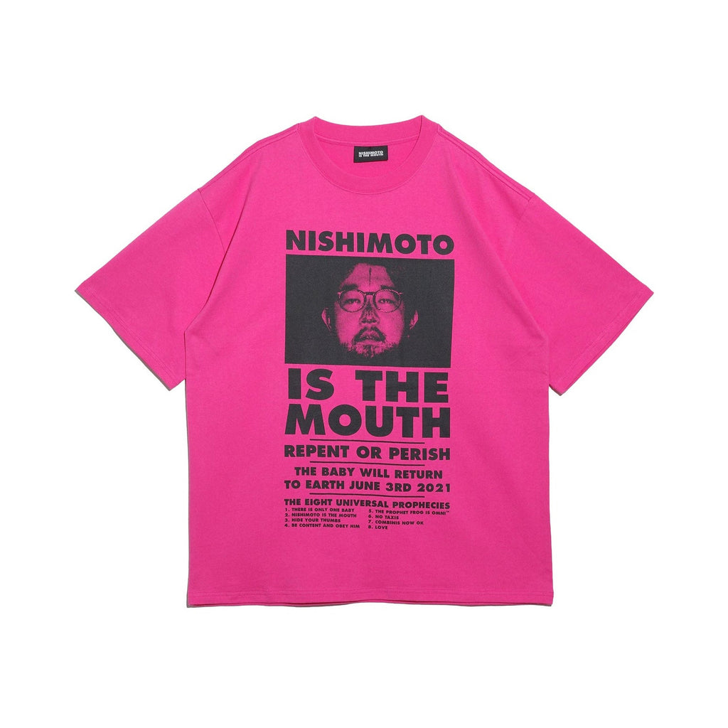 NISHIMOTO IS THE MOUTH S/S TEE NIM-L11CT SH PINK