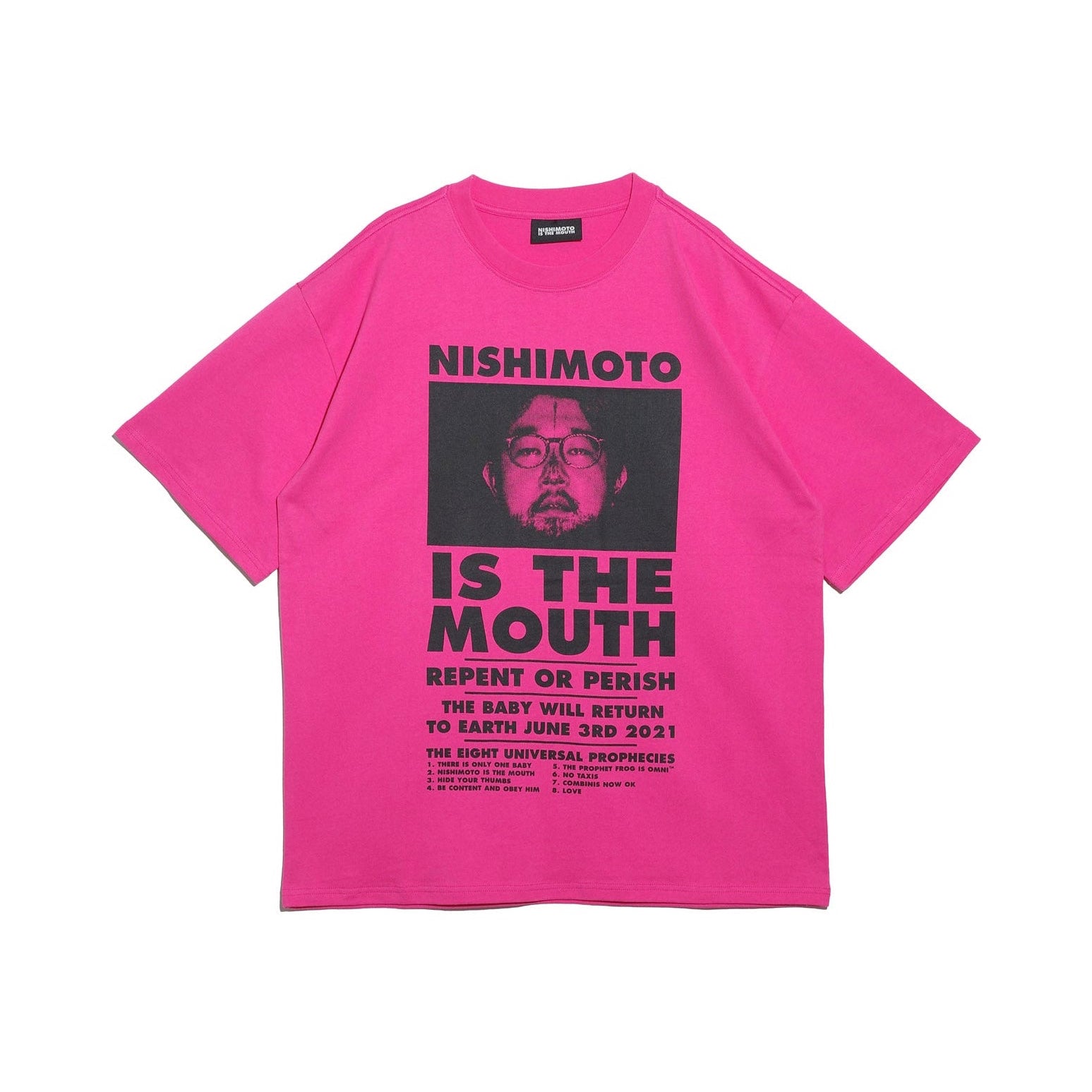 NISHIMOTO IS THE MOUTH S/S TEE NIM-L11CT SH PINK