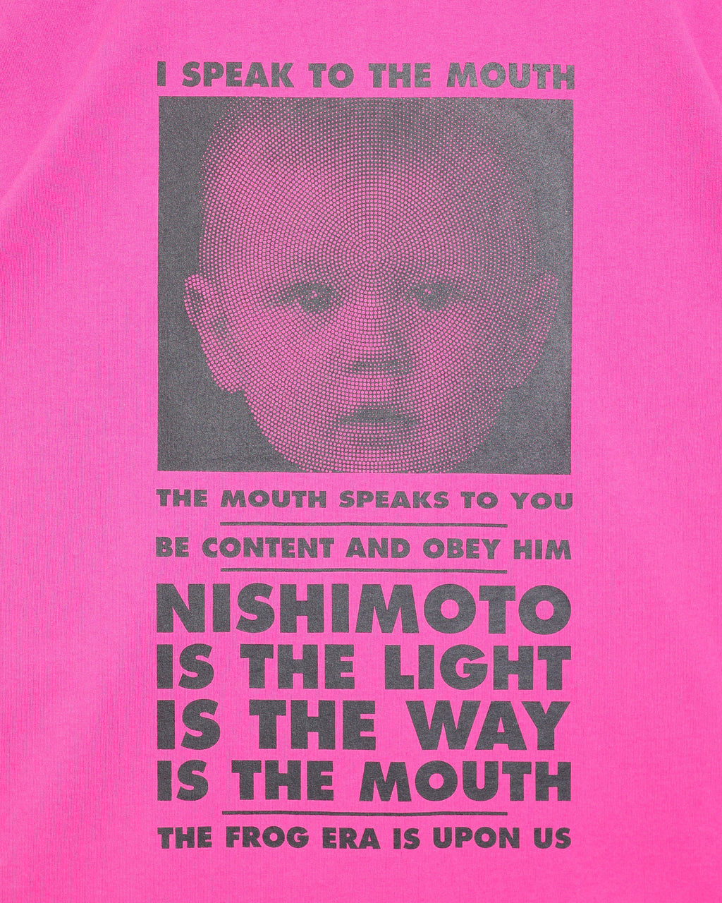 NISHIMOTO IS THE MOUTH S/S TEE NIM-L11CT SH PINK