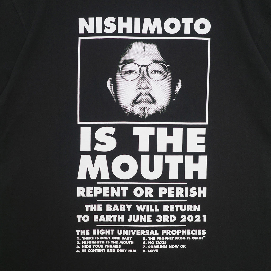 NISHIMOTO IS THE MOUTH S/S TEE NIM-L11CT BLACK