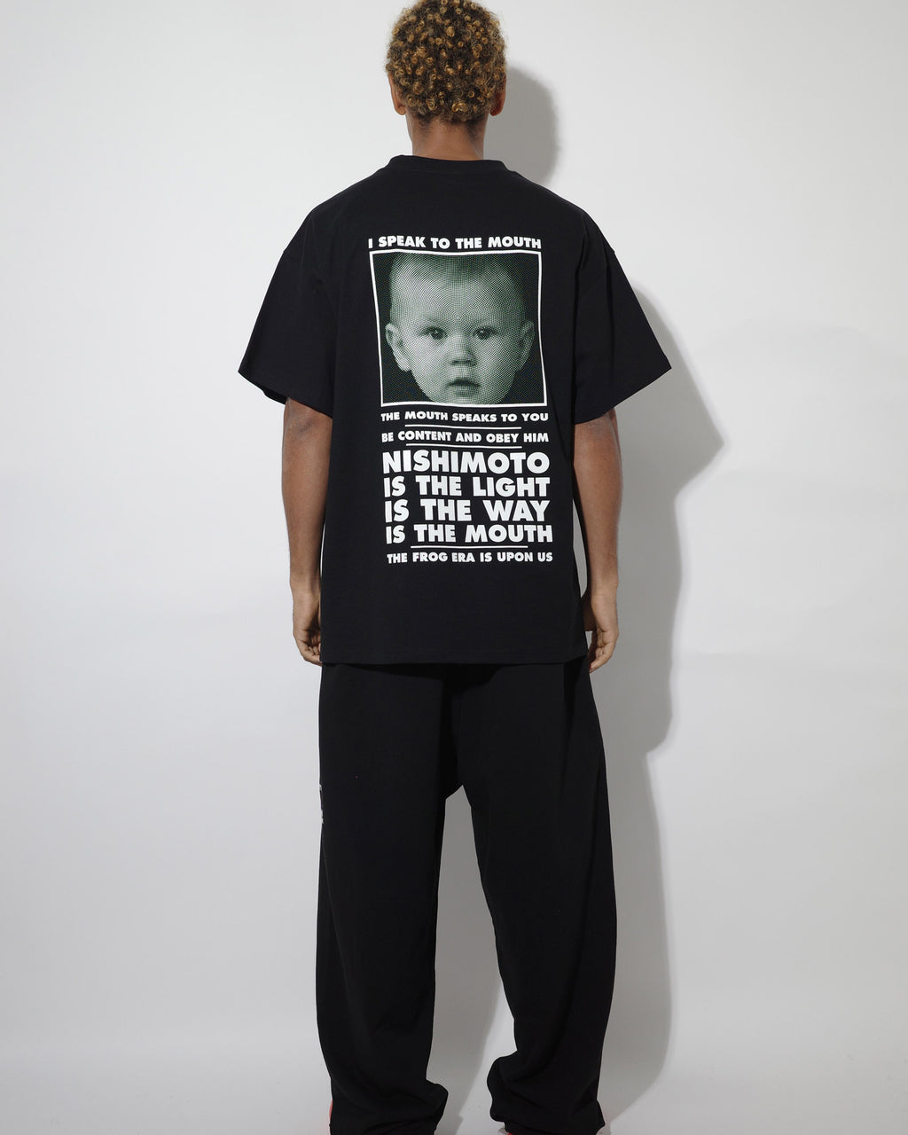 NISHIMOTO IS THE MOUTH S/S TEE NIM-L11CT BLACK