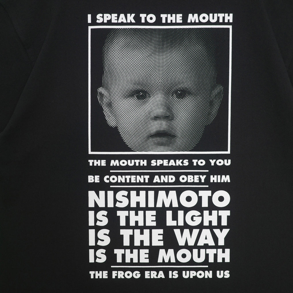 NISHIMOTO IS THE MOUTH S/S TEE NIM-L11CT BLACK