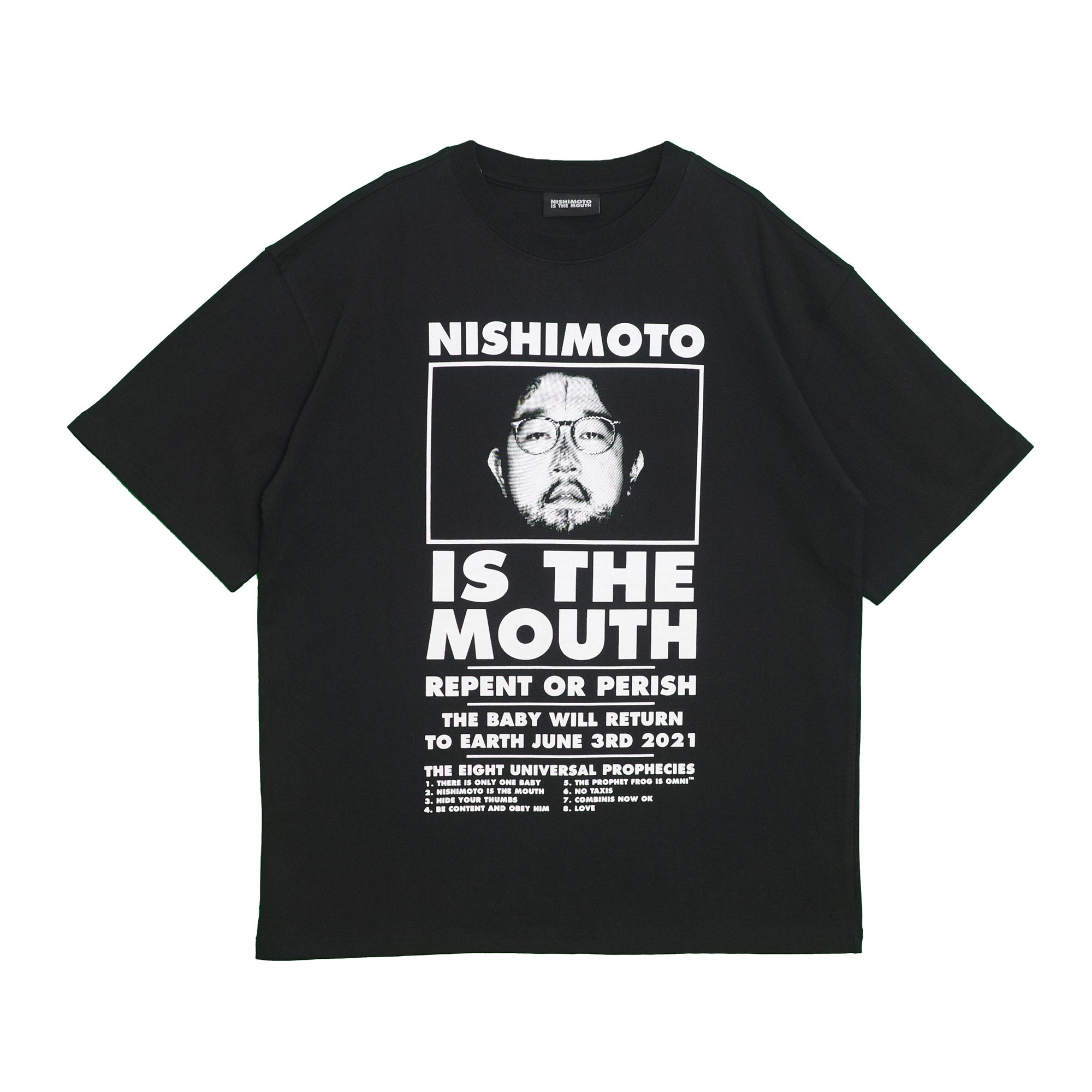 NISHIMOTO IS THE MOUTH S/S TEE NIM-L11CT BLACK