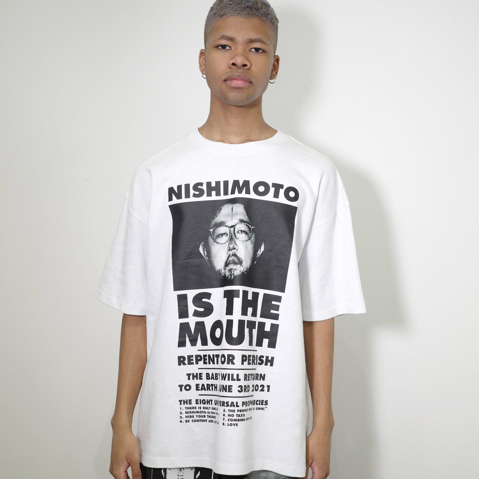 NISHIMOTO IS THE MOUTH CLASSIC S/S TEE NIM-L11C WHITE