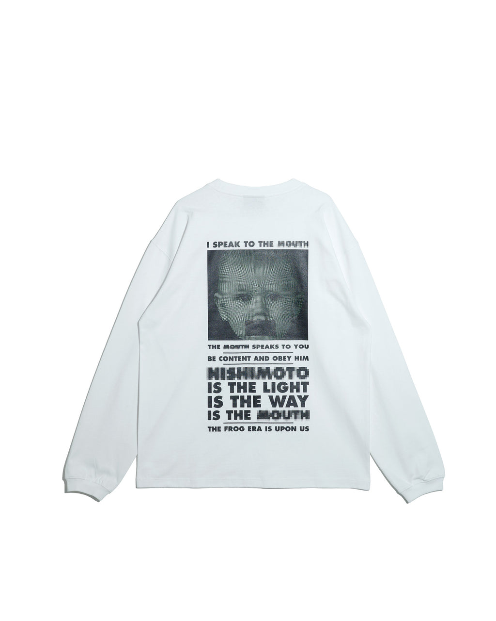 NISHIMOTO IS THE MOUTH  L/S TEE NIM-L12CMZ WHITE