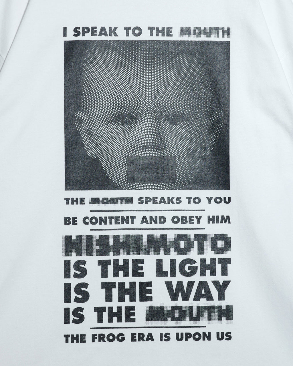 NISHIMOTO IS THE MOUTH  L/S TEE NIM-L12CMZ WHITE