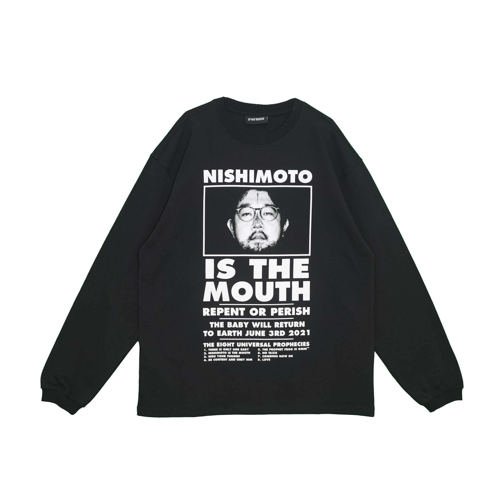 NISHIMOTO IS THE MOUTH L/S TEE NIM-L12CM BLACK