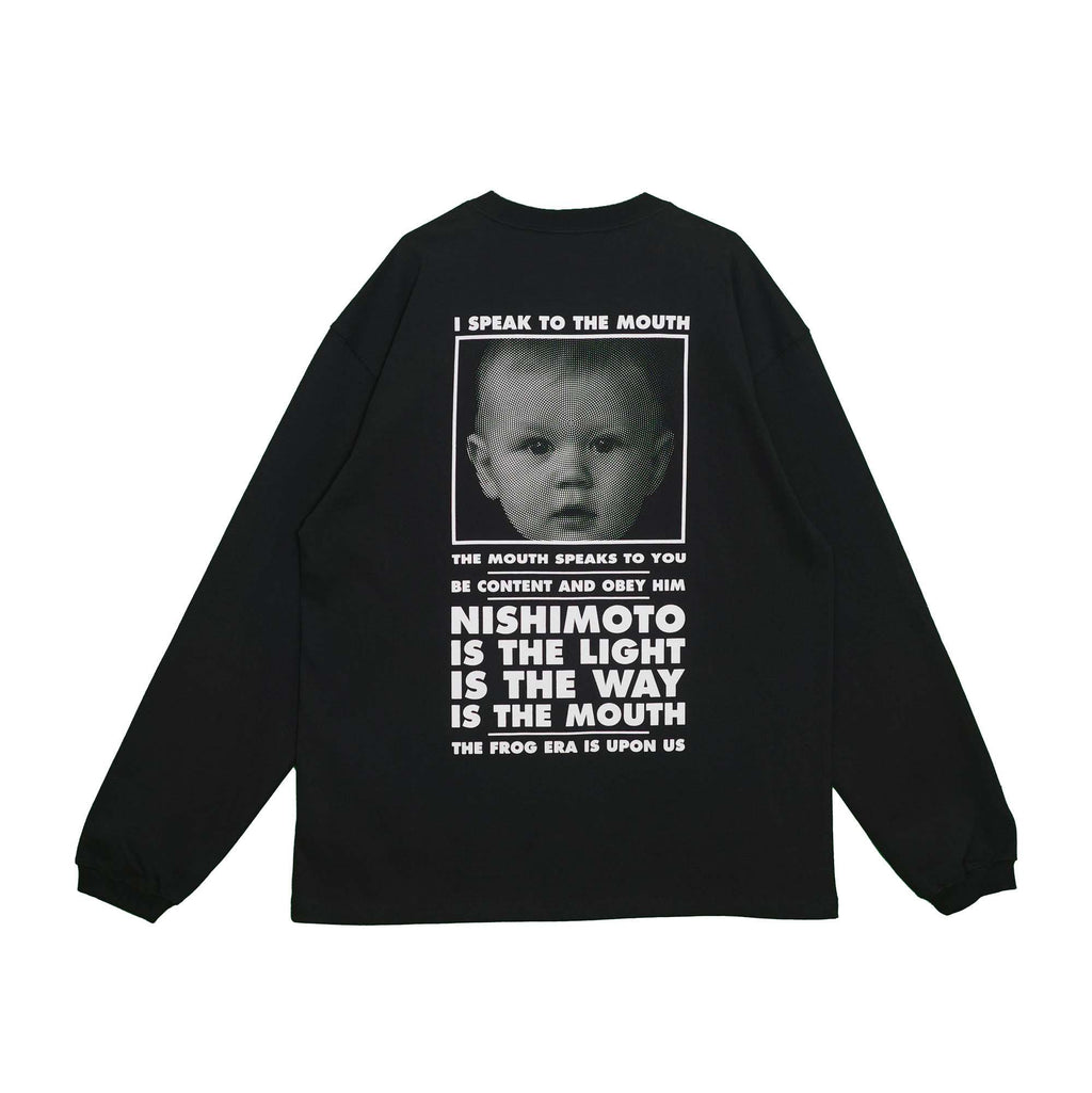 NISHIMOTO IS THE MOUTH L/S TEE NIM-L12CM BLACK