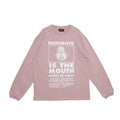 NISHIMOTO IS THE MOUTH L/S TEE NIM-L12CM SMOKE PINK