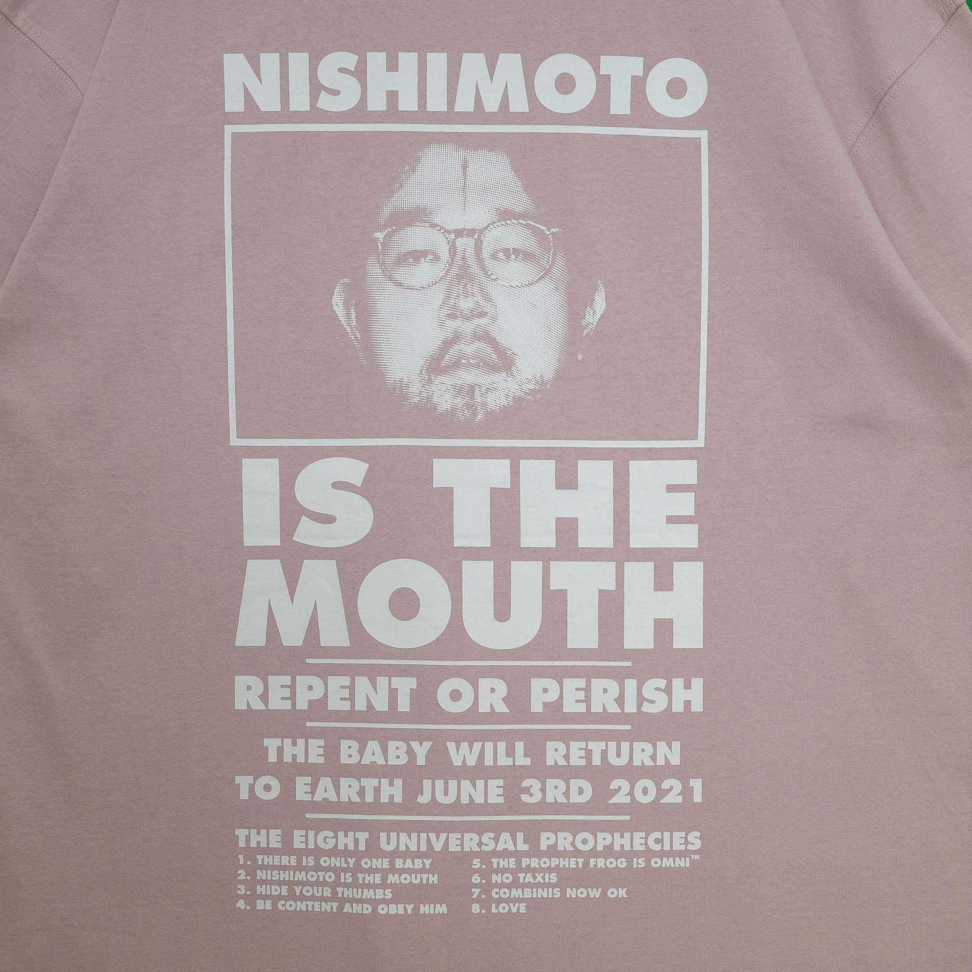 NISHIMOTO IS THE MOUTH L/S TEE NIM-L12CM SMOKE PINK